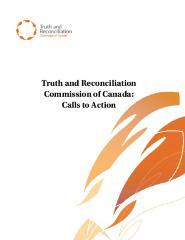 Truth and Reconciliation Commission of Canada: Calls to Action