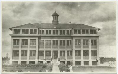 [A splendid picture of our Indian Boarding School at Norway House]