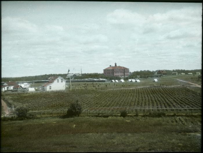 Tents at treaty time, Norway House, Man.