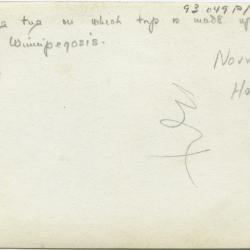 Fishing tug on which trip is made up Lake Winnipegosis