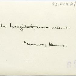 [Hospital run by the government, Norway House, Man.]