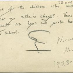 Some of the children who were under my sister's charge : there are about 110 boys and girls living in the school at Norway House