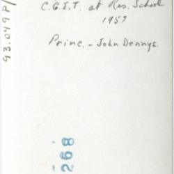 C.G.I.T. group, Norway House Indian Residential School