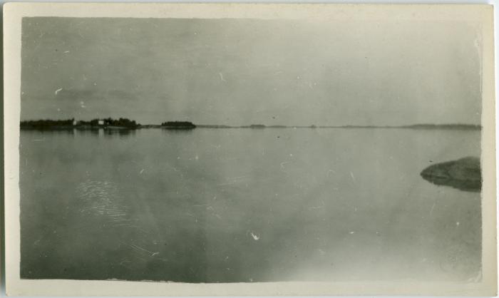 [View of the lake at Norway House]