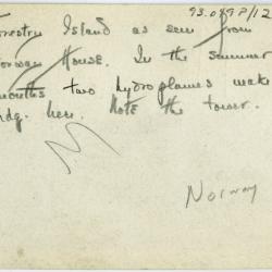 Forestry Island as seen from Norway House