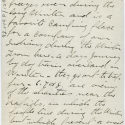 Winter Rapids hunting camp in summertime