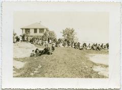 [Gathering of Cree Indians at Norway House to commemorate the 100th anniversary of the arrival of James Evans]