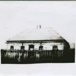 [House in which Evans developed Cree syllabic, Norway House, Man.]