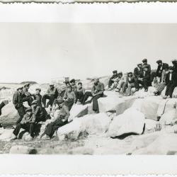 [Part of the assembly of Cree Indians attending the James Evans pageant at Norway House]
