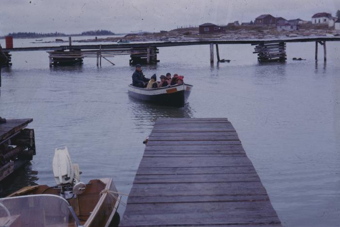 A different test caption for this record. <br />
<br />
<em>5 year olds arriving (sic) United Church school Norway House </em>(1963). Source: United Church of Canada Archives. ; Use this label to briefly contextualize the record in the exhibit. <br />
<br />
<em>5 year olds arriving (sic) United Church school Norway House </em>(1963). Source: United Church of Canada Archives. 