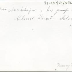 [Scenes from Norway House vacation school]