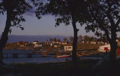 [Riverbank and dock]