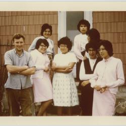 R.E. Allen, our student for the summer, along with our vacation school leaders