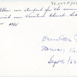 R.E. Allen, our student for the summer, along with our vacation school leaders