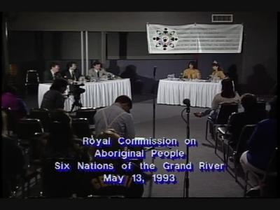 RCAP Hearing: Brantford, ONT 93-05-13 [Video] 
