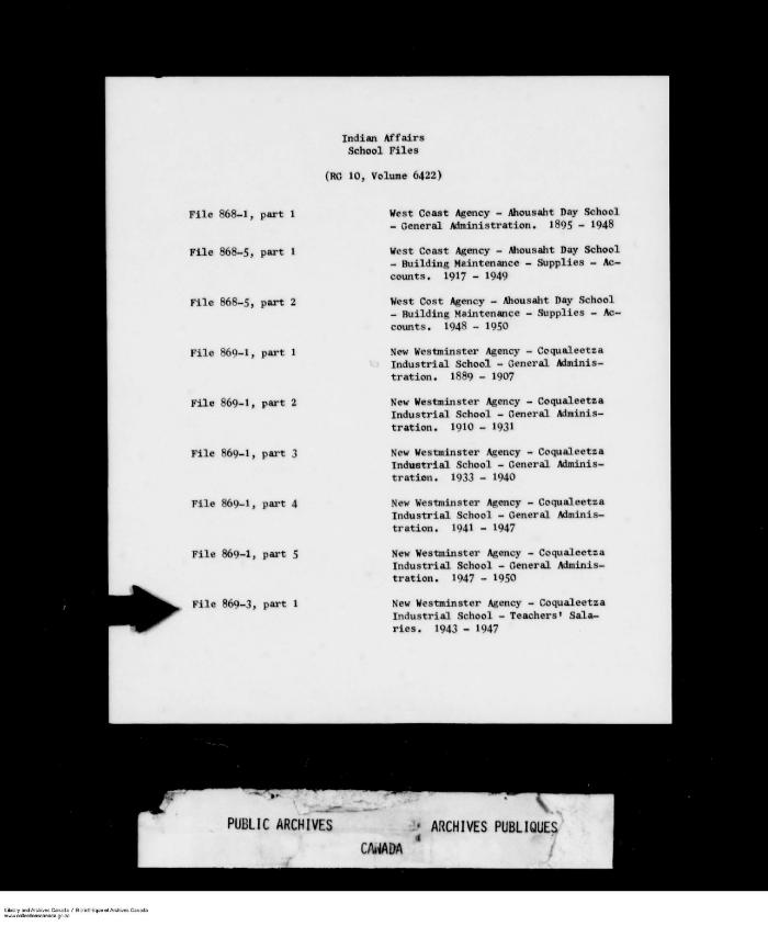 Part 1 of 1, 1943-1947