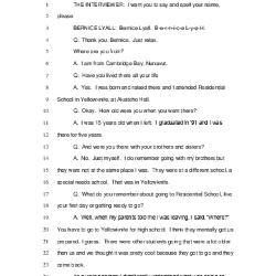 Bernice Lyall – Akaitcho Hall, Yellowknife, Northwest Territories [Audio]
