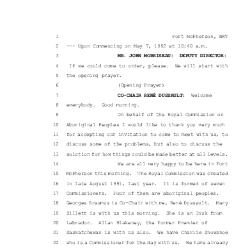 RCAP Hearing: Ft. McPherson, NWT 92-05-07 [Video]