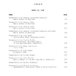 RCAP Hearing: Winnipeg, MAN 92-04-23 [Audio]