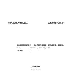 RCAP Hearing: Elizabeth, ALTA 93-06-16 [Audio]